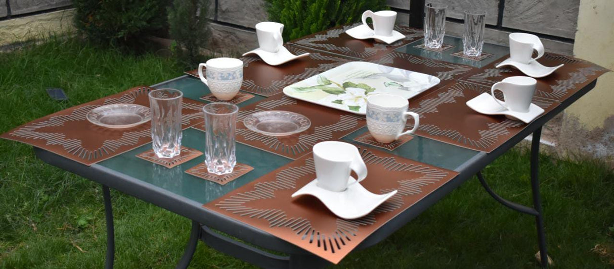 13pcs non woven tablemats set