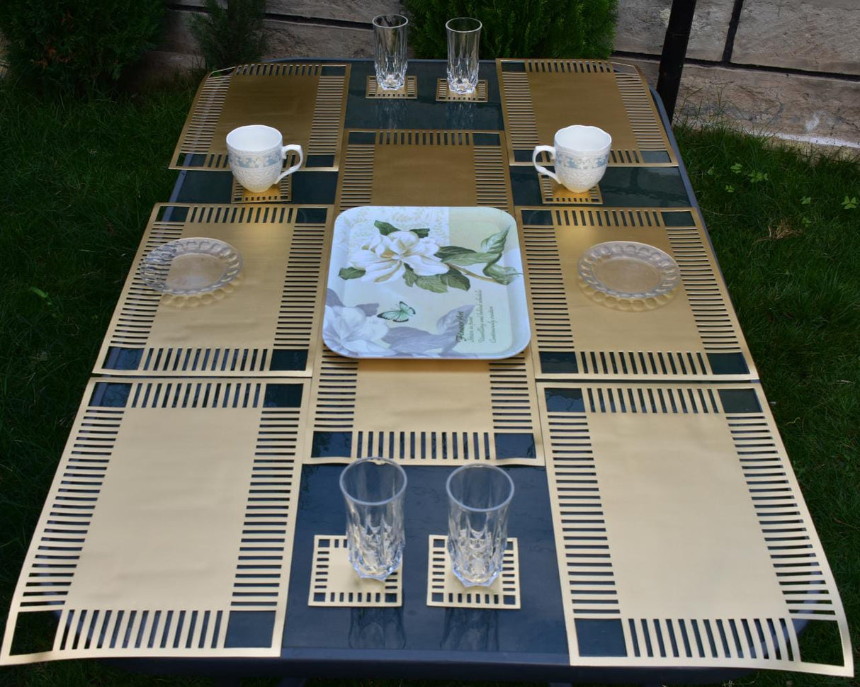 13pcs non woven tablemats set