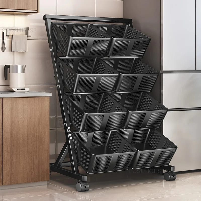 Vegetable Fruits Cart Storage Rack