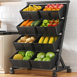 Vegetable Fruits Cart Storage Rack