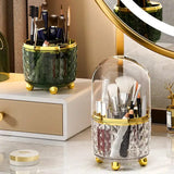 Makeup Brush Holder, 360 Rotating Makeup Brush Organizer, Dustproof Make Up Organizers and Storage