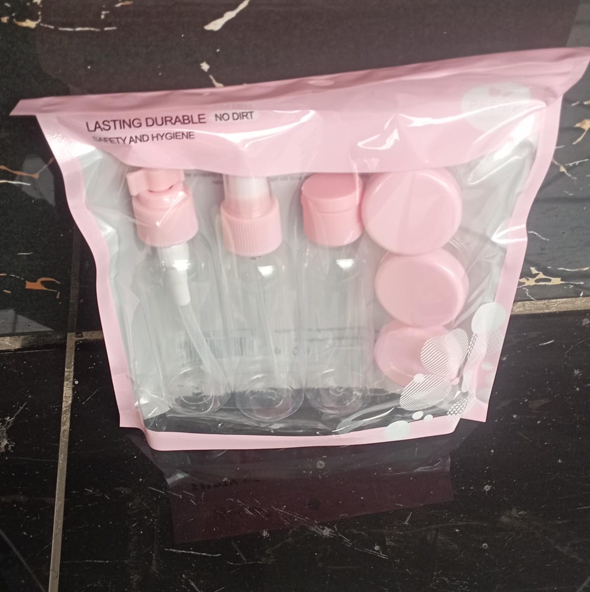 6pcs empty travel bottle set