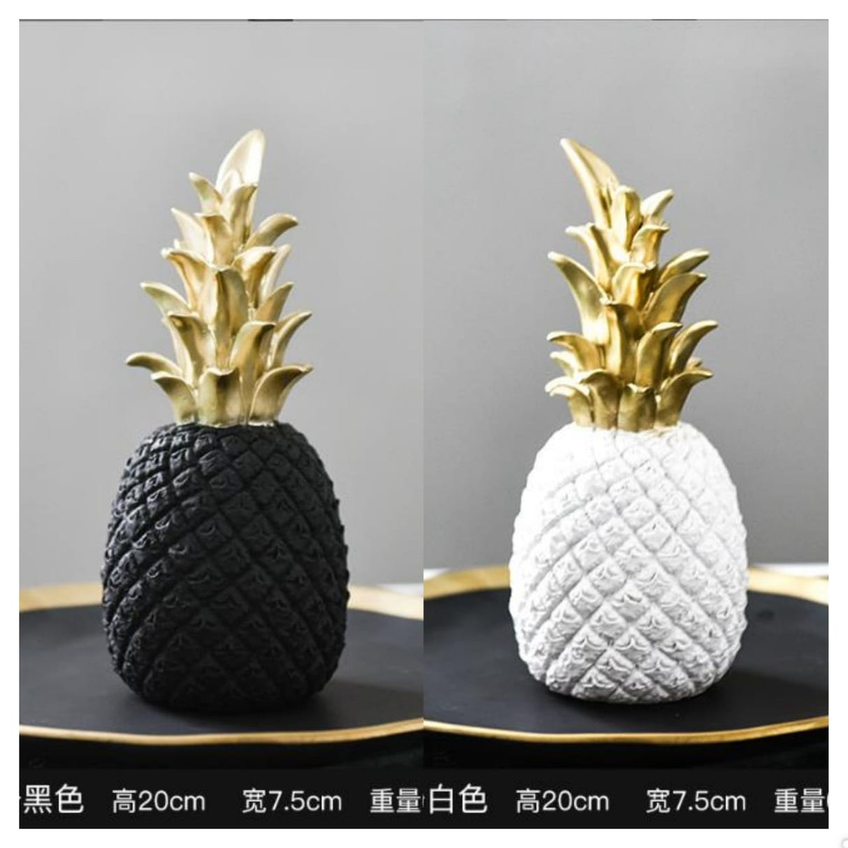 Decorative  Ceramic pineapple Home Decoration