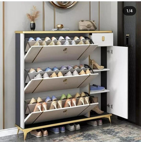 Bucket Flip Shoe Rack Cabinet Luxury Large Capacity Storage Shoe Rack