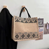 Women's fashion shoulder Bag Tote Jute Bags