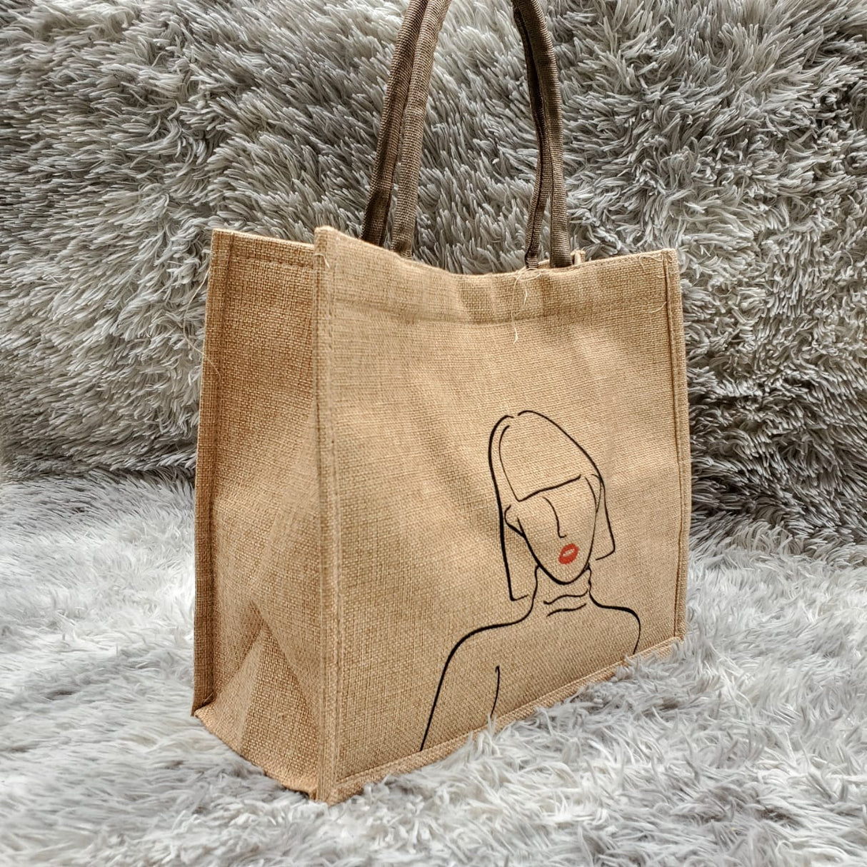 Women's fashion shoulder Bag Tote Jute Bags