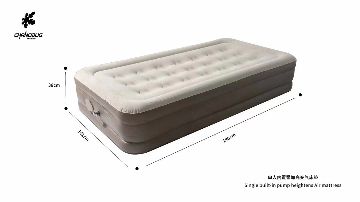 Inflatable Queen Size Airbed Mattress with in built Pump