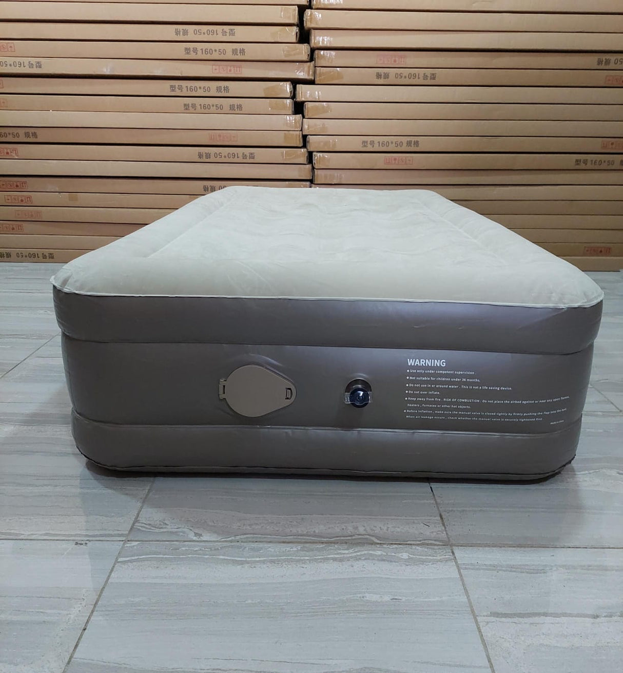 Inflatable Queen Size Airbed Mattress with in built Pump