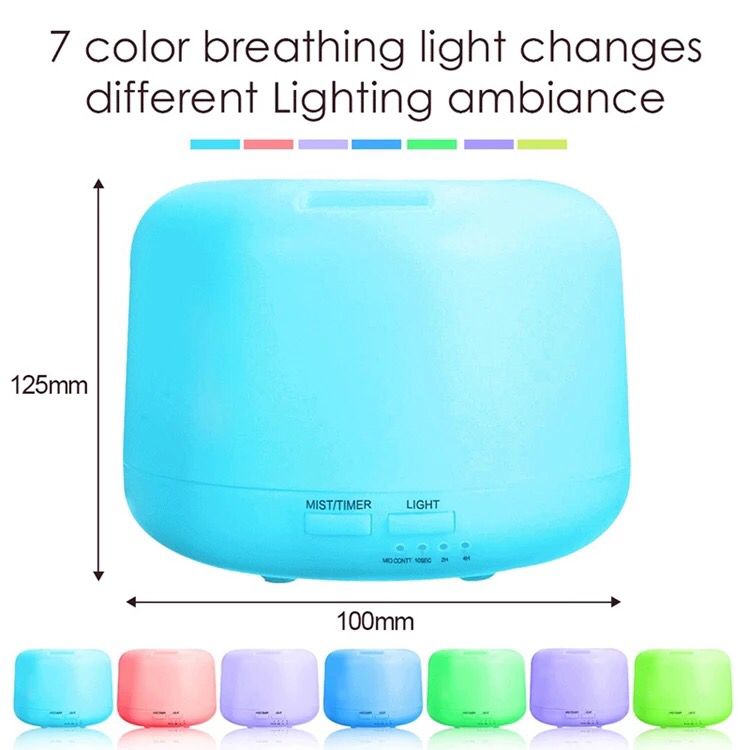 Ultrasonic humidifier-diffuser with remote control