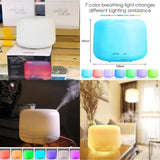 Ultrasonic humidifier-diffuser with remote control