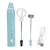 2 in1 Electric Milk Frother, Rechargeable hand-Held Electric Milk Frother