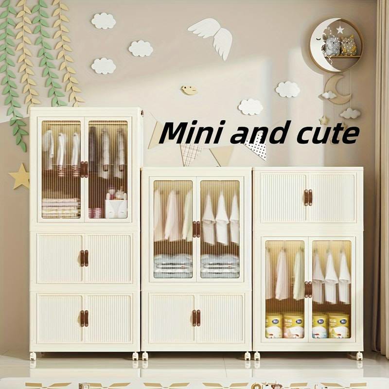Stackable 3 Level plastic Portable Wardrobe/Closet – Homelux Kenya
