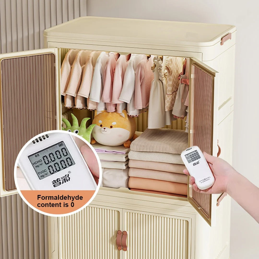 Stackable 3 Level plastic Portable Wardrobe/Closet – Homelux Kenya