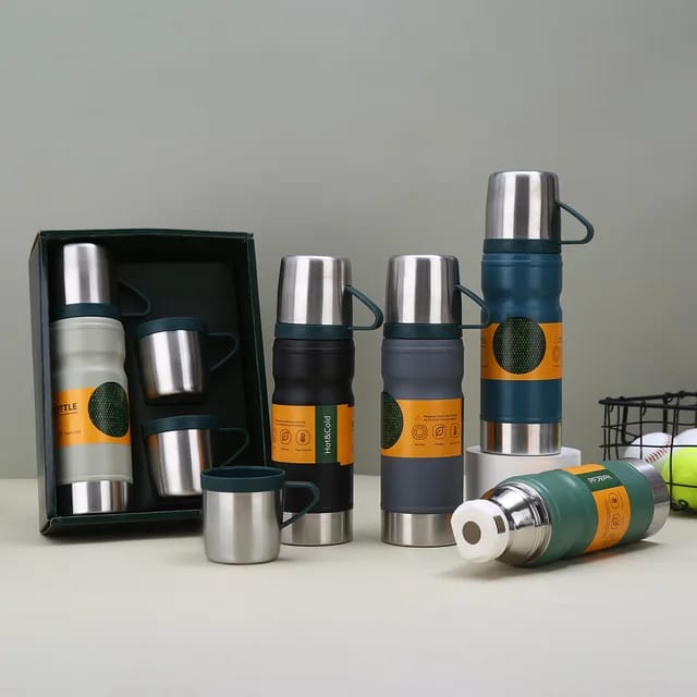 4 in 1 vacuum flask Gift set