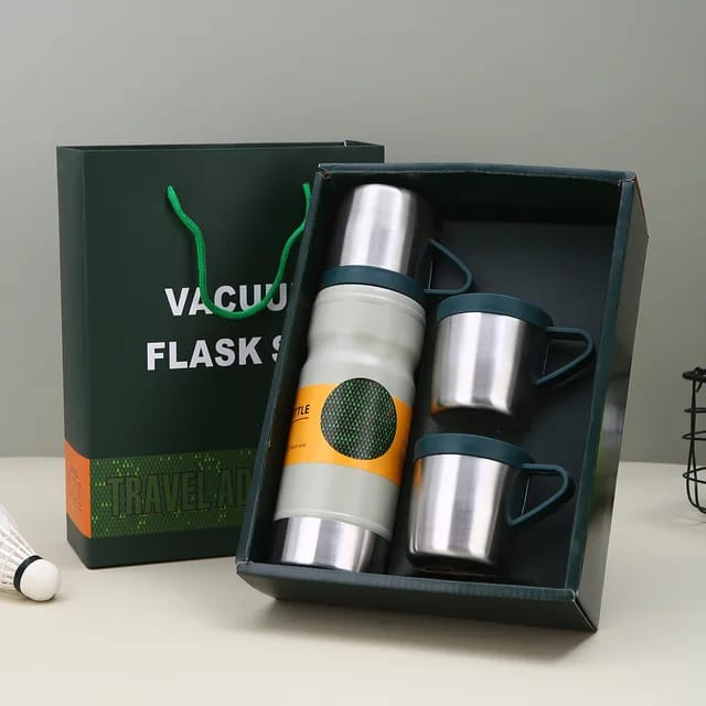 4 in 1 vacuum flask Gift set