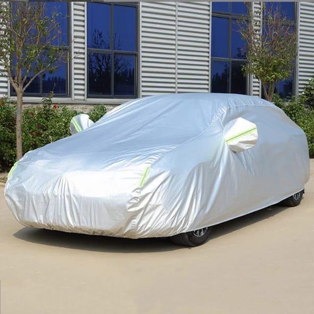 Car Cover Heavy Duty Waterproof Full Car Cover All Weather Protection Outdoor Indoor Use UV Dustproof