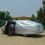 Car Cover Heavy Duty Waterproof Full Car Cover All Weather Protection Outdoor Indoor Use UV Dustproof