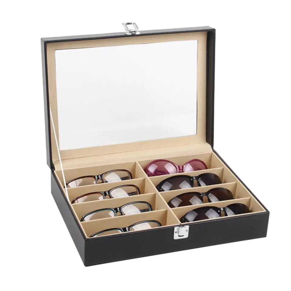 8 Grid Glasses organizer/ storage box