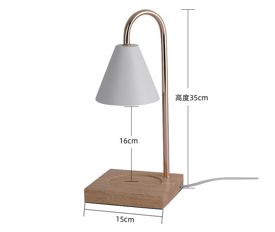 Electric Candle Wamers with Wooden Base