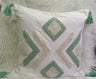 Fancy Wooven Tufted Cushion Covers with Tassels