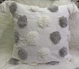 Fancy Wooven Tufted Cushion Covers with Tassels