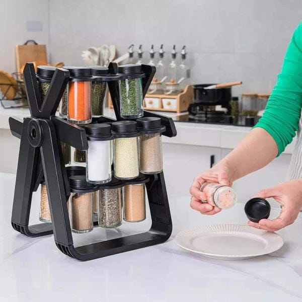 Windmill 18 jar rotating spice rack Organizer (18pc)