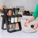 Windmill 18 jar rotating spice rack Organizer (18pc)