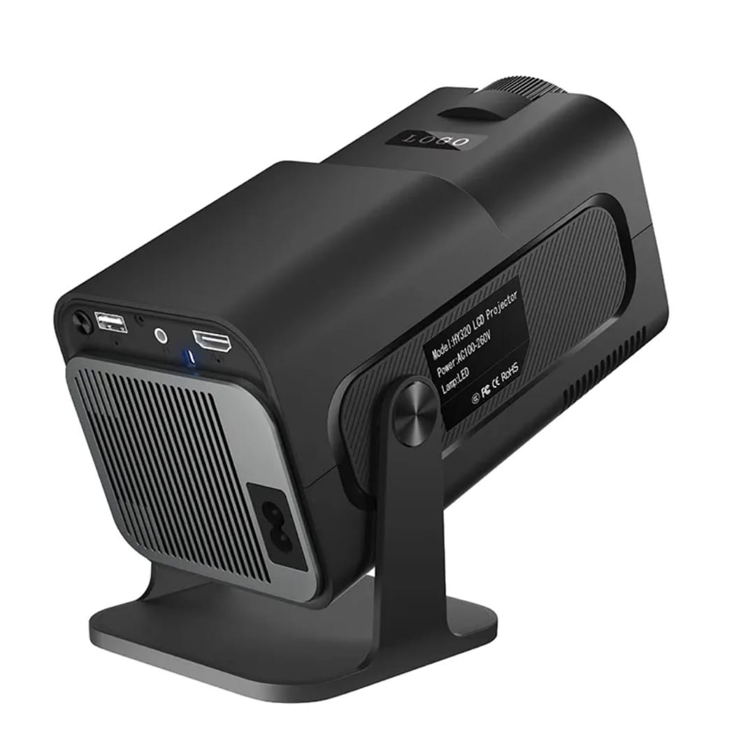 Smart Projector 4k, Full HD Supported, Android 11.0, Short Throw Auto Keystone, 180° Rotation, Home Movie, Lumen Brightness, Wifi and Bluetooth Supported, Screen Mirror Phone or Tablet