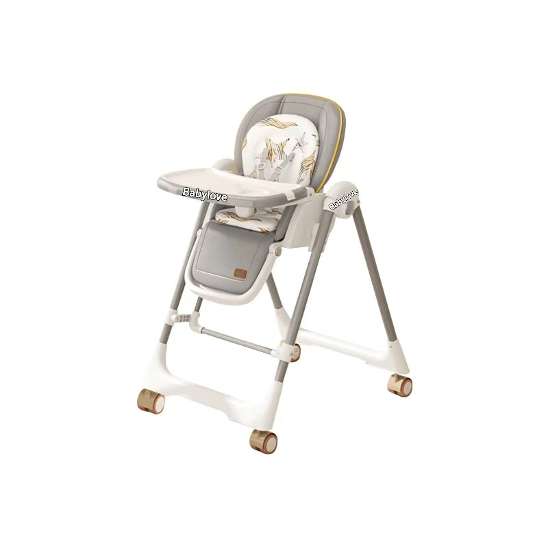 Multi-Functional Baby Feeding Chair with Swing, Recline &amp; Wheels | Convertible High Chair