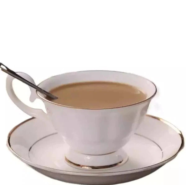 6pcs Cup + Saucer Set made of bone China material