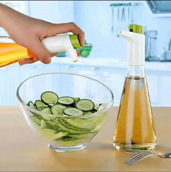 Oil and vinegar bottles with a silicone placemat 2 pcs