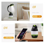 Portable rechargeable emergency lamp