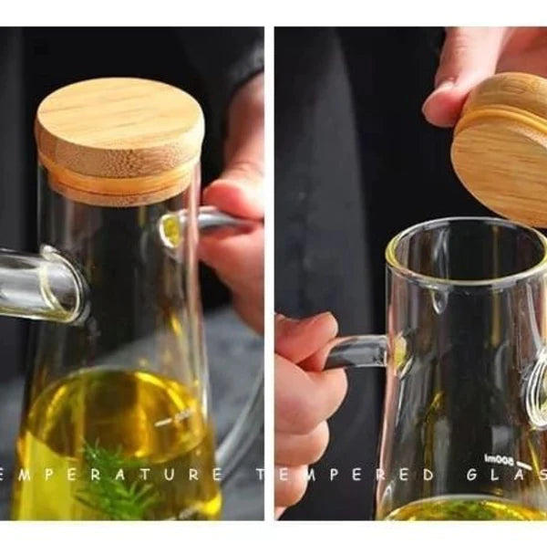 580ml Oil/Vinegar Glass Jar