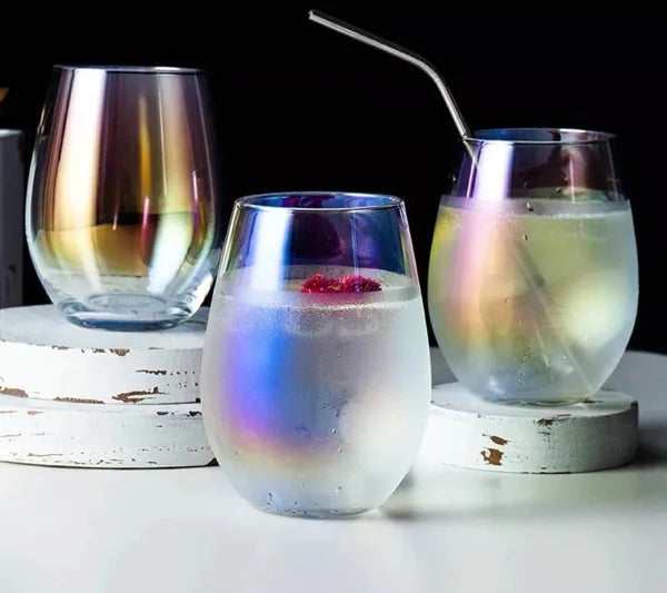 6pcs Creative Stemless Rainbow Glasses