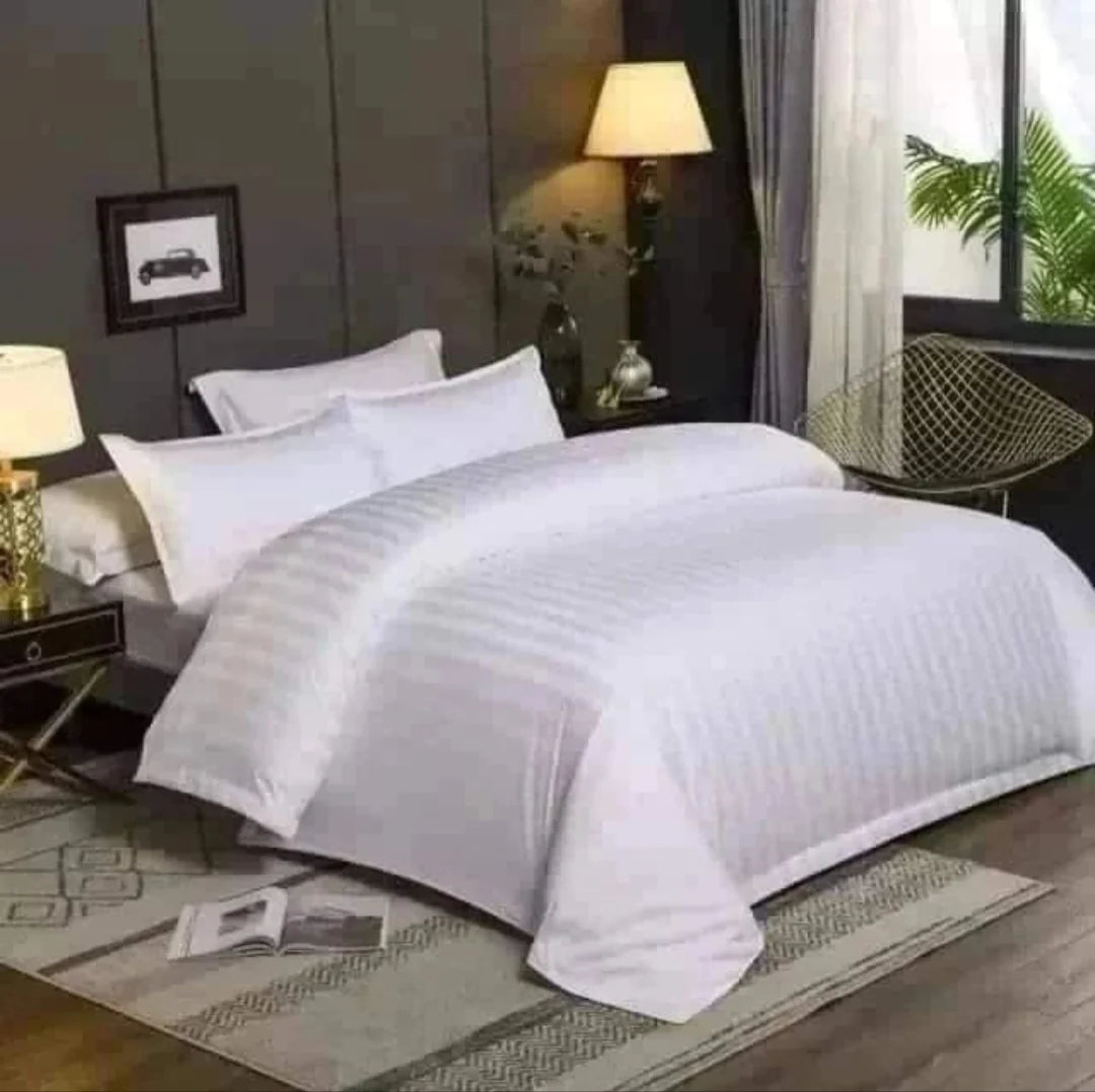 White Striped Beddings