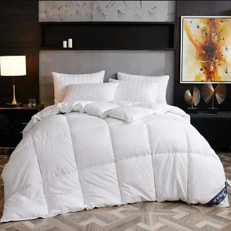 High Quality Plain White Cotton Duvet Set