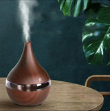 300ml USB Wood Ultrasonic Humidifier