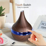 300ml USB Wood Ultrasonic Humidifier