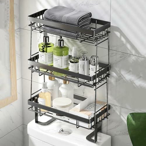 Triple layer Over the toilet rack/shelf bathroom