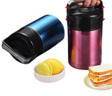 Vacuum break food flask