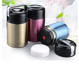 Vacuum break food flask