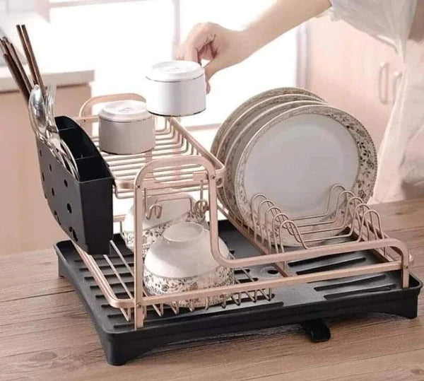 Premium quality aluminum dish drying rack