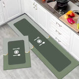 2pcs kitchen mats with rubber super non-slip underside