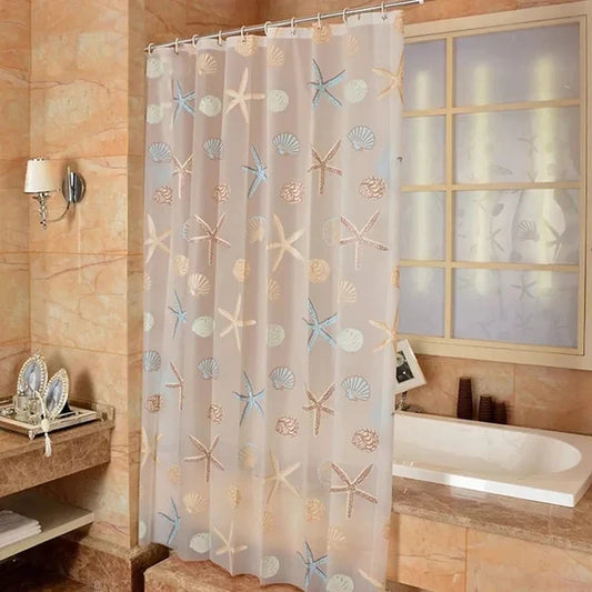 Waterproof Shower Curtain with hooks