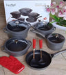 12pcs Die Cast Cookware Set