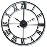 Nordic functional Round Metal Roman Numeral Wall Clocks.