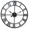 Nordic functional Round Metal Roman Numeral Wall Clocks.