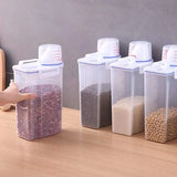 Cereal Jars with Measuring cups