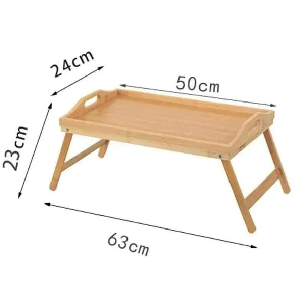 Foldable Bamboo Bed Tray