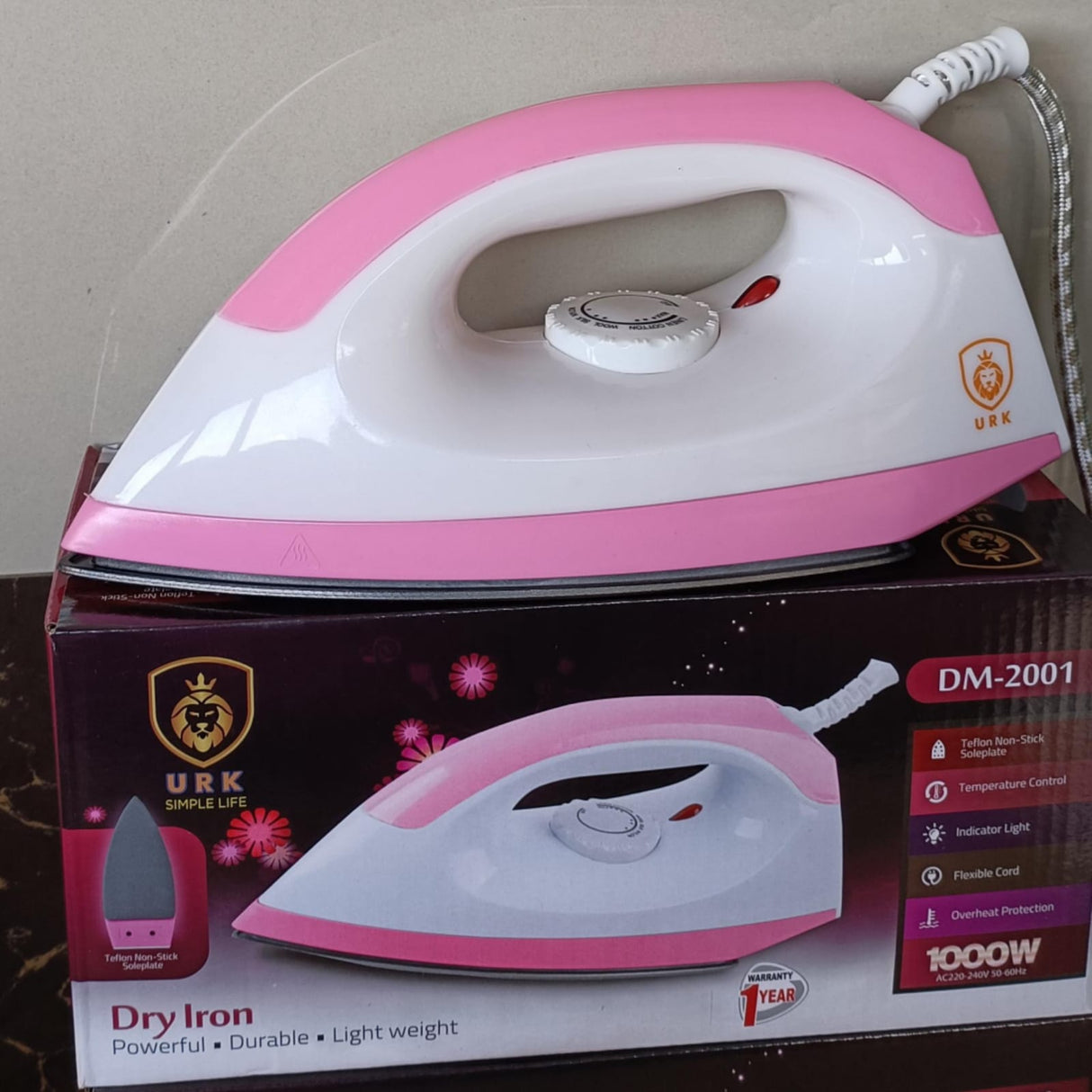 URK DRY IRON BOX.